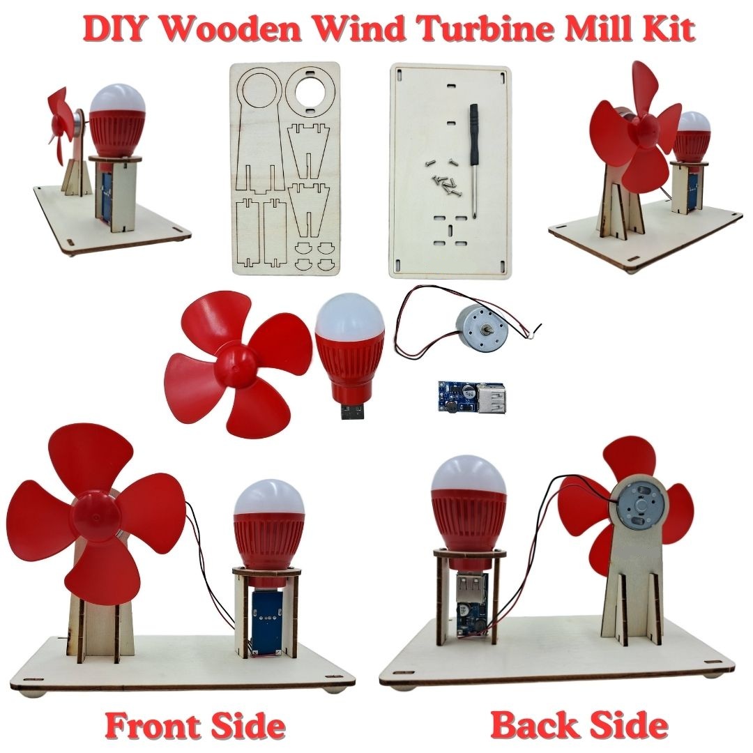 DIY Wooden Wind Turbine